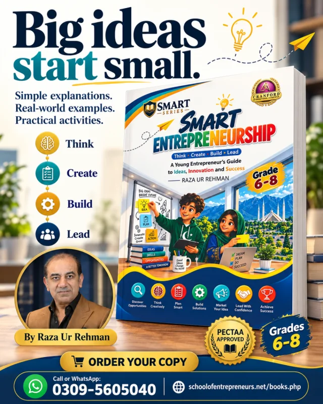 Smart Entrepreneurship: Big ideas start small, by Raza Ur Rehman